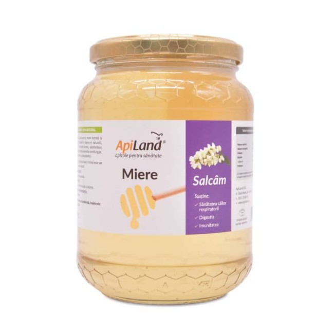 Miere de salcam cruda 1kg Apiland